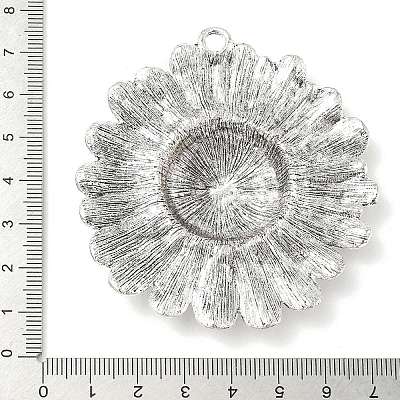 Tibetan Style Alloy Big Pendants TIBEP-F077-01A-1