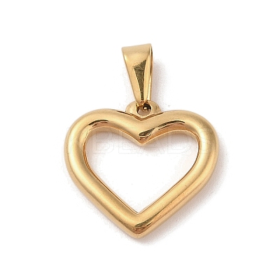 PVD Vacuum Plating 304 Stainless Steel Pendants STAS-R232-08B-G-1