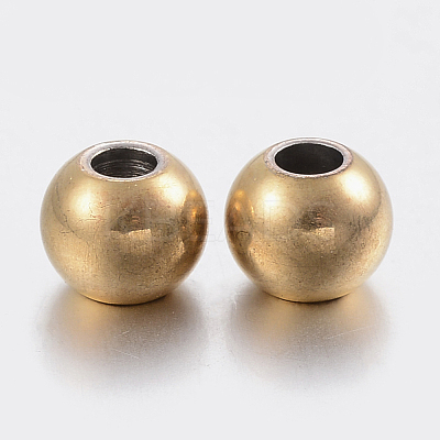 304 Stainless Steel Beads Spacers X-STAS-P197-037G-6mm-1