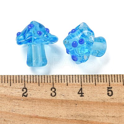 Handmade Bumpy Lampwork Beads X-LAMP-S067-01G-1