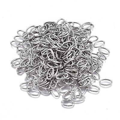 Tarnish Resistant 304 Stainless Steel Open Jump Rings STAS-F250-11P-S-1