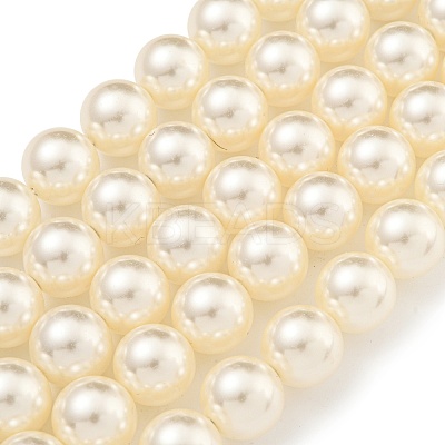 Glass Pearl Beads Strands HY-G002-01F-02-1