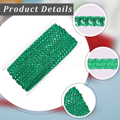 Metallic Braided Lace Trim OCOR-WH20020-24G-1