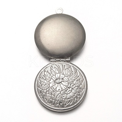 Tarnish Resistant 316 Stainless Steel Locket Pendants STAS-P268-03P-1