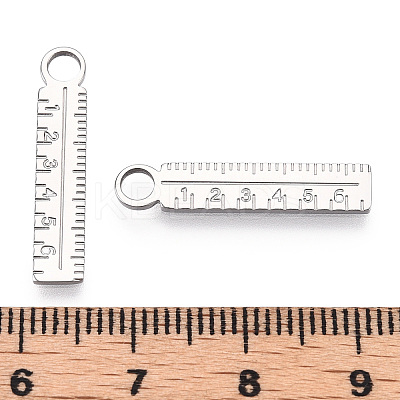 Non-Tarnish 304 Stainless Steel Pendants STAS-T064-35P-1