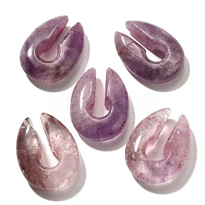 Natural Amethyst Ear Plugs Gauges G-I359-13A-01-1