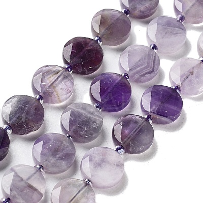 Natural Amethyst Beads Strands G-NH0004-022-1