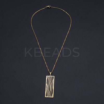 201 Stainless Steel Pendant Necklaces LS-NJEW-S105-JN613-45-2-1