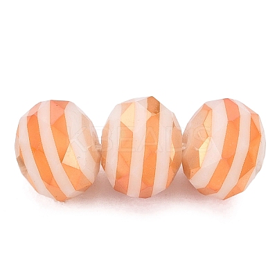 Electroplate Glass Beads EGLA-N026-01A-L01-1