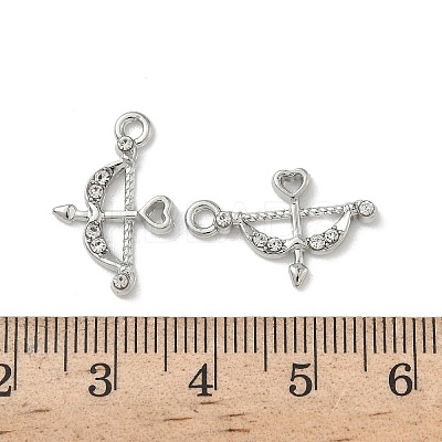 Alloy Rhinestone Pendants FIND-L024-12P-1
