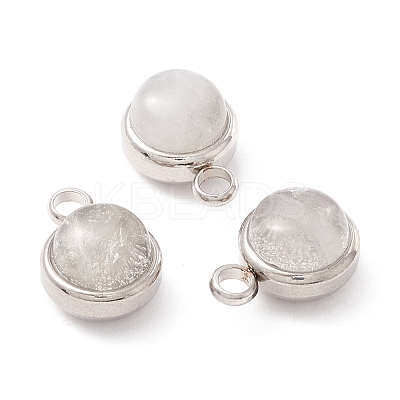 Natural Quartz Crystal Charms G-K325-01P-03-1