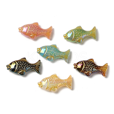 Plating Opaque Acrylic Beads MACR-D025-12-1