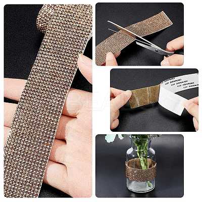 Glitter Glass Hotfix Rhinestone(Resin On The Back) DIY-WH0214-29-1