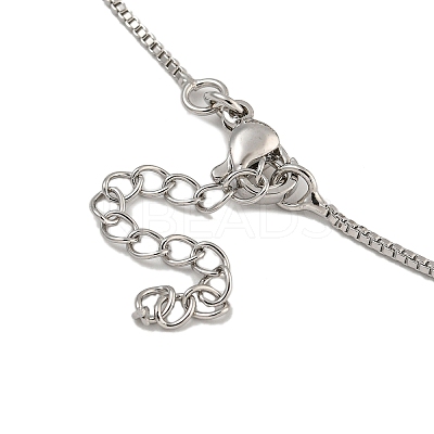 Rack Plating Egg Brass Link Bracelets for Women BJEW-B106-18P-1
