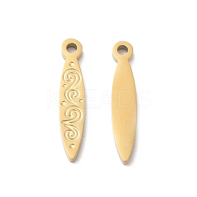 Ion Plating(IP) 316L Surgical Stainless Steel Pendants STAS-H213-39G-1