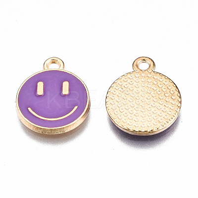 Alloy Enamel Charms ENAM-S121-165D-RS-1