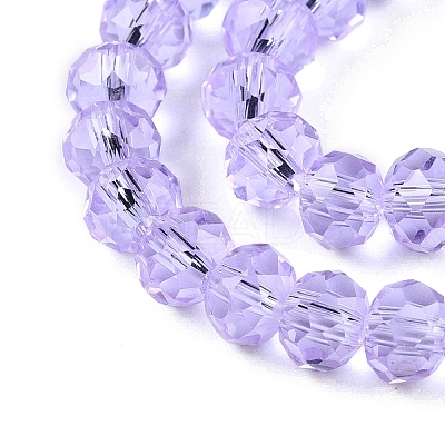 Transparent Glass Beads Strands GLAA-T023-6mm-B01-1