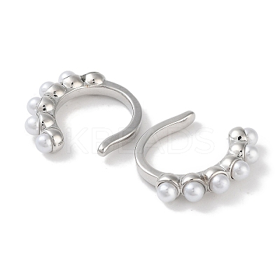 Brass Cuff Earrings for Women EJEW-E310-02P-1