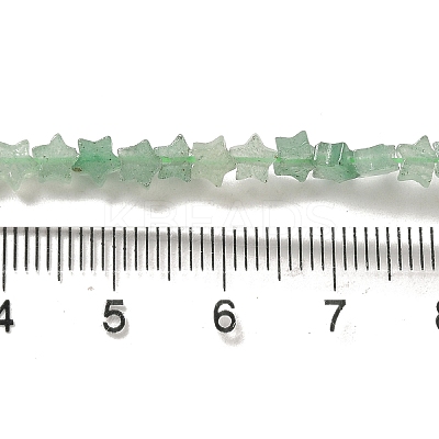 Natural Green Aventurine Beads Strands G-G085-B10-01-1