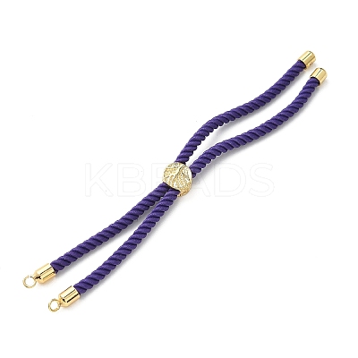 Cotton Cord Bracelet Making KK-F758-03-07-G-1