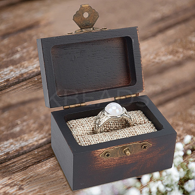 Rectangle Vintage Wood Ring Storage Boxes CON-WH0087-85A-1