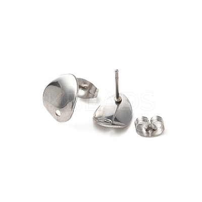 Non-Tarnish 304 Stainless Steel Stud Earring Findings LS-STAS-K254-04P-1