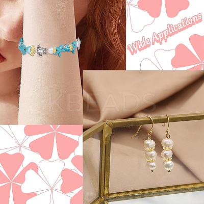 10Pcs 5 Styles Rack Plating Flower Brass Micro Pave Clear Cubic Zirconia Bead Caps KK-CJ0002-73-1