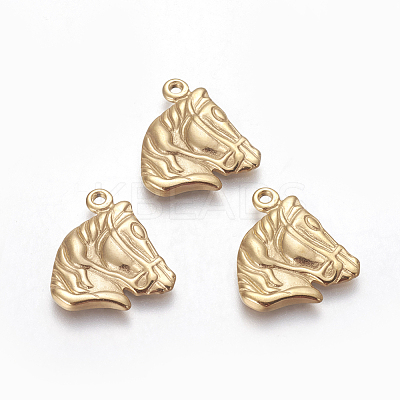 PVD Vacuum Plating 304 Stainless Steel Pendants STAS-I101-30G-1