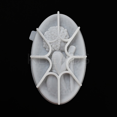 Jazz Women Singer Shape Display Decoration DIY Silicone Statue Mold LS-DIY-K072-04-1