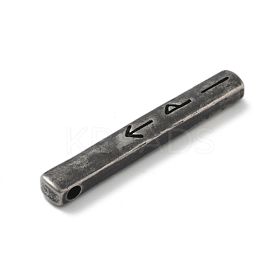 Retro 304 Stainless Steel Pendants STAS-V008-32AS-06-1