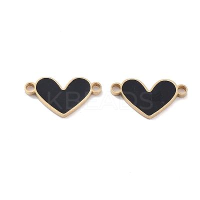 Ion Plating(IP) 304 Stainless Steel Enamel Connector Charms STAS-P339-10G-02-1
