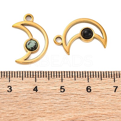 Natural Mixed Stone Pendants STAS-Z100-11G-1