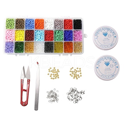 DIY Stretch Jewelry Sets Kits DIY-SZ0001-30-1