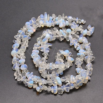 Opalite Chip Bead Strands G-M205-33-1