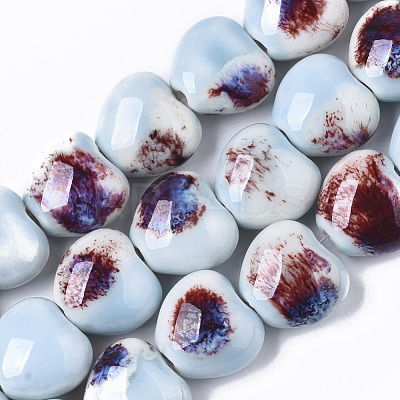 Handmade Porcelain Beads PORC-S498-15A-06-1