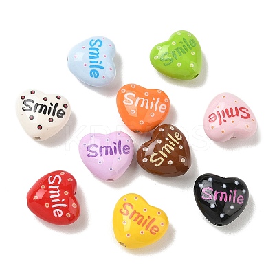 Baking Paint Opaque Acrylic Beads AC-CBA4EF4-08-1