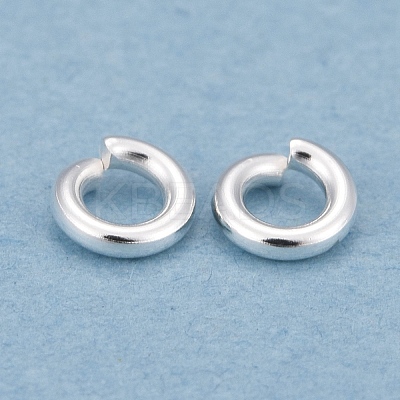 Rack Plating Brass Open Jump Rings X-KK-O139-18K-S-1