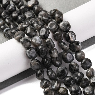 Natural Larvikite Beads Strands G-G146-A13-01-1
