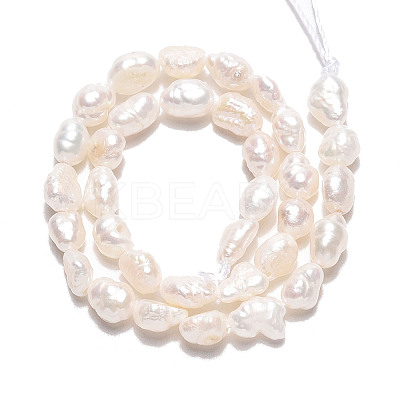 Natural Cultured Freshwater Pearl Beads Strands LS-PEAR-N014-03H-01-1