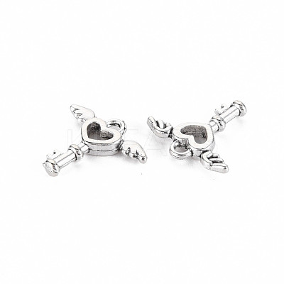 Tibetan Style Alloy Charms TIBEP-N011-022-1