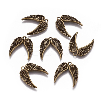 Tibetan Style Alloy Pendants TIBEP-20458-AB-LF-1
