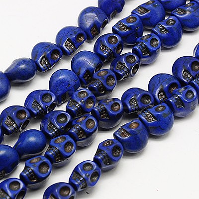 Synthetic Turquoise Beads Strands TURQ-G113-10x12mm-13-1