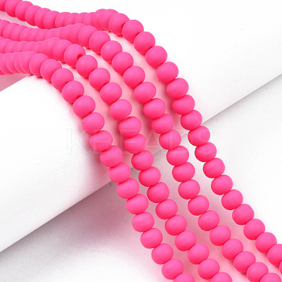 Handmade Polymer Clay Beads Strands CLAY-N008-053-09-1