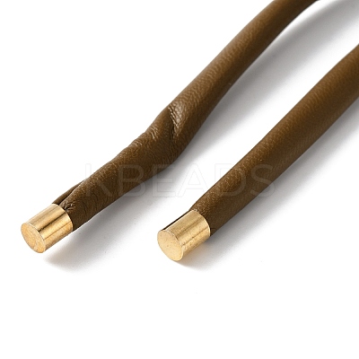 PU Leather Elastic Hair Accessories OHAR-WH0021-19B-1