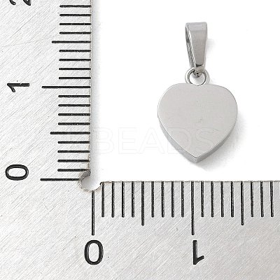 Ion Plating(IP) 304 Stainless Steel Micro Pave Cubic Zirconia Pendants STAS-Z107-02P-04-1