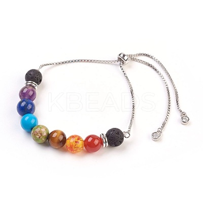 Chakra Jewelry BJEW-JB03808-1