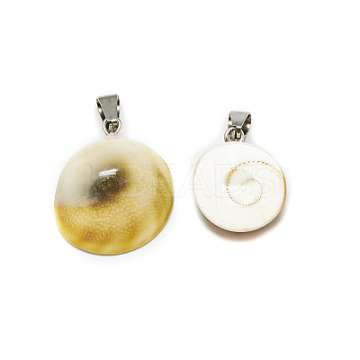 Freshwater Shell Pendants G-S293-17-B-1
