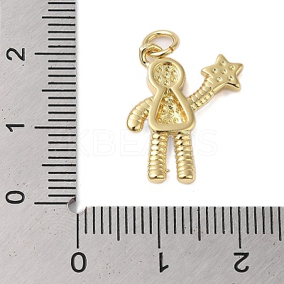 Rack Plating Brass Enamel Pendants KK-S372-08G-1