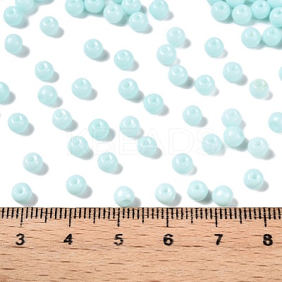 Opaque Baking Paint Glass Beads DGLA-T004-03P-1