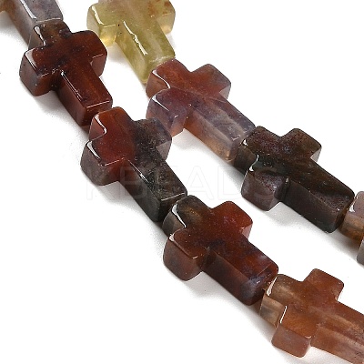 Natural Indian Agate Beads Strands G-I337-A04-01-1